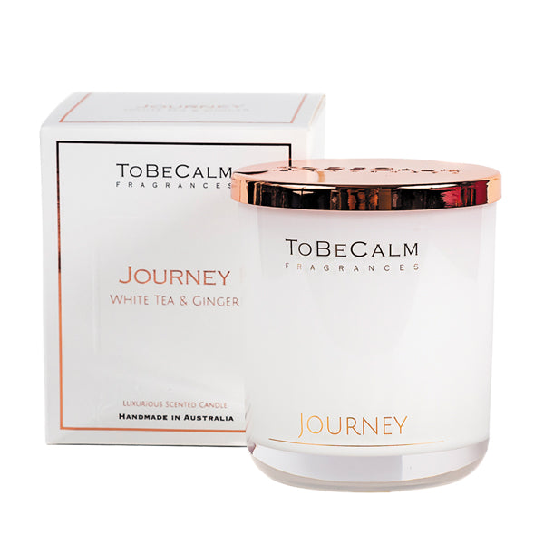 Journey - White Tea & Ginger -  Luxury Large Soy Candle