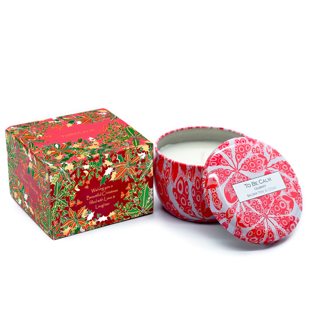 Season's Greetings - Balsam, Pine & Cedar - Mini Candle Gift Box