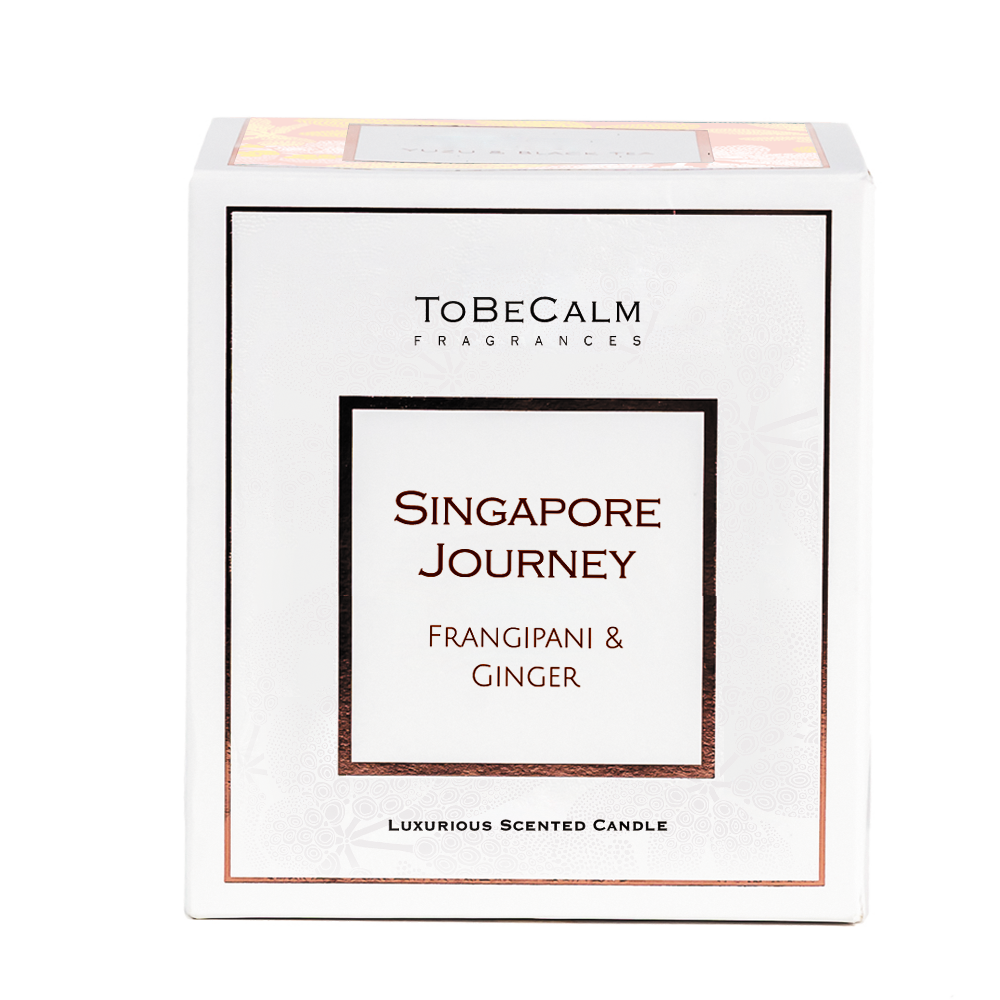 Singapore Journey - Frangipani & Ginger - Medium Soy Candle