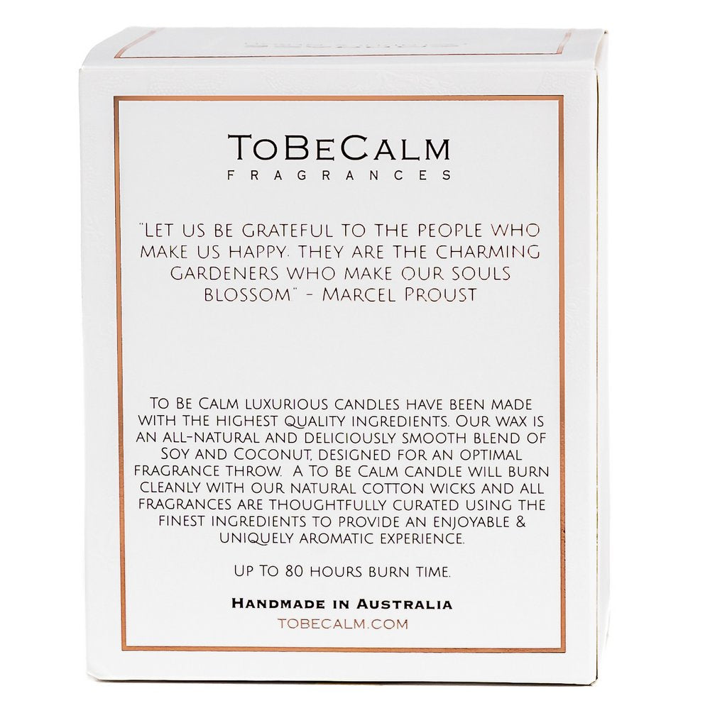 tobecalm-Embrace-Lavender & Neroli-Luxury Large Soy Candle