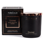 tobecalm-Divine-Black Orchid & Ginger-Deluxe XL Soy Candle