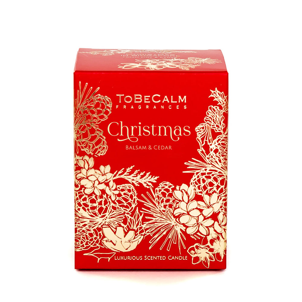 tobecalm-Christmas-Balsam & Pine-Large Soy Candle