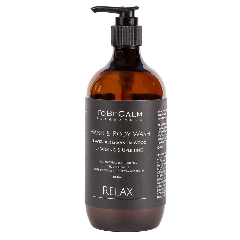 tobecalm-Relax-Lavender & Sandalwood-Hand & Body Wash