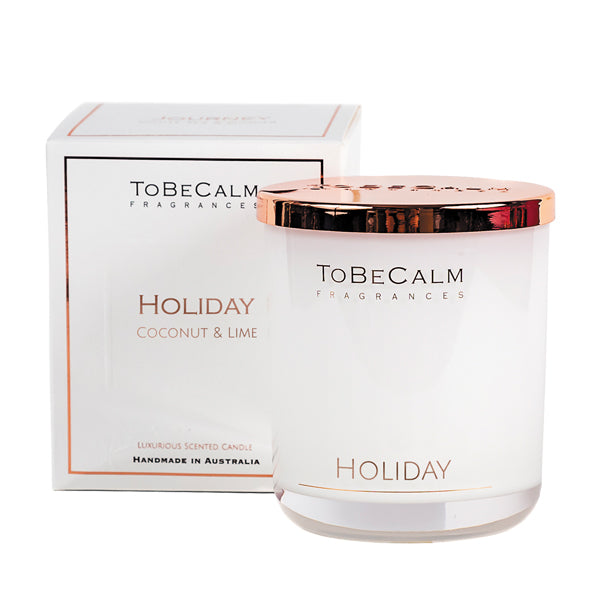tobecalm-Holiday-Coconut & Lime-Luxury Large Soy Candle