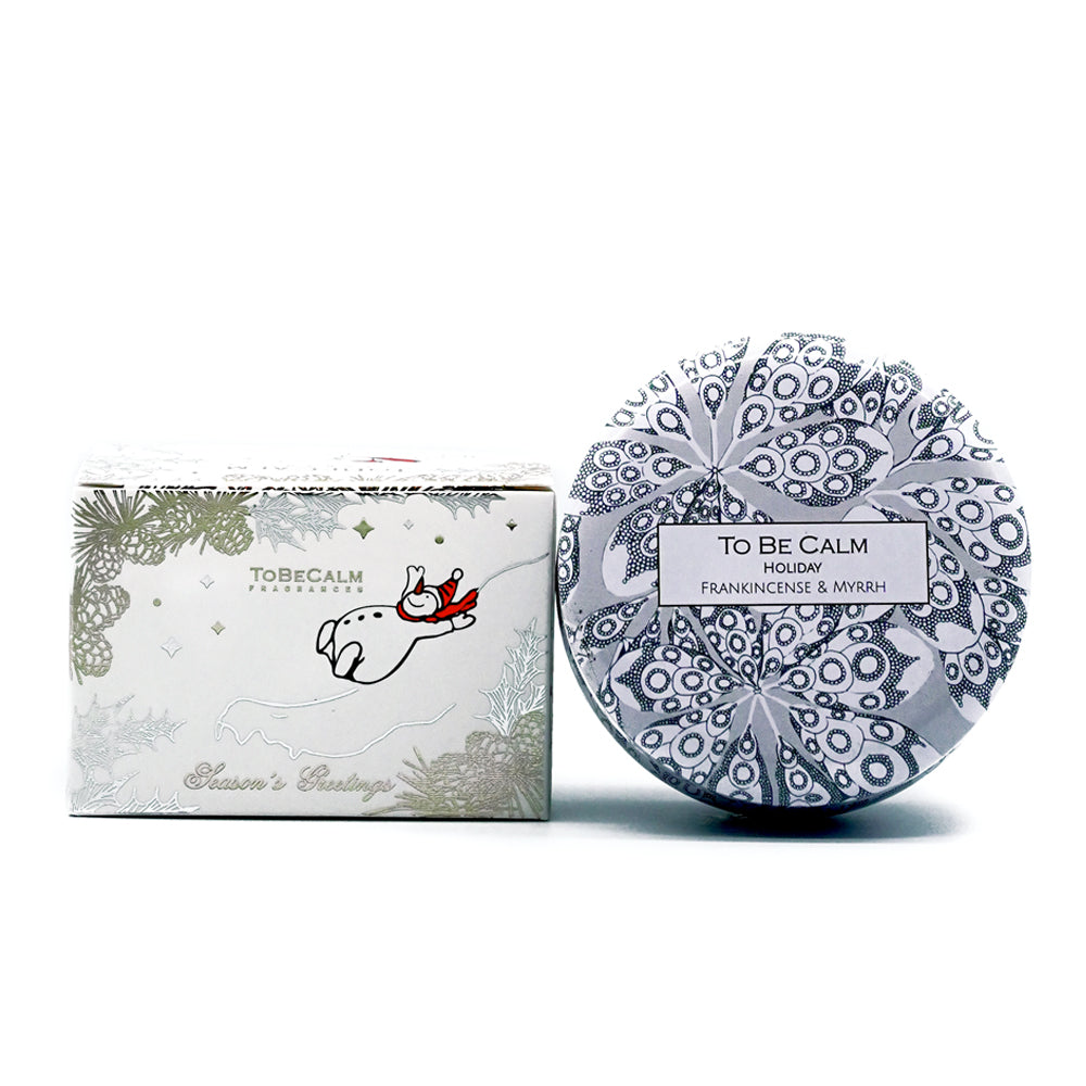 To Be Calm Snowman - Mini Candle Gift Box 2