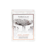 tobecalm-Jewel Journey-Lotus, Rose & Rain-Medium Soy Candle