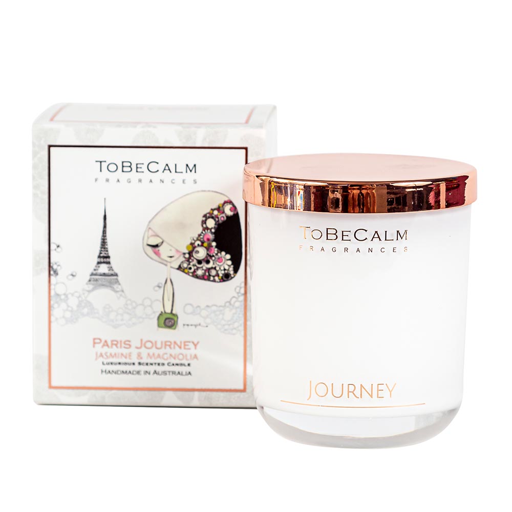 Paris Journey - Jasmine & Magnolia - Medium Soy Candle